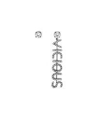“VICIOUS” Crystal Earrings - Rhthenium/Crystal
