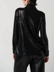 All-Over Sequin Blouse