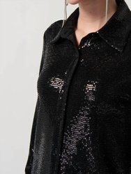 All-Over Sequin Blouse