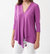 Asymmetric Tunic Top In Lilac - Lilac