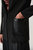 Black Faux-Leather Pocket Blazer