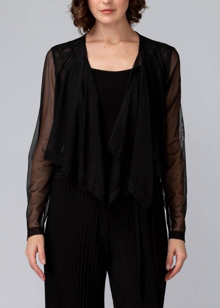 Cardigan In Black - Black