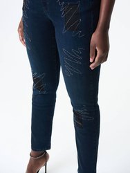 Denim Jean With Sequin Detail