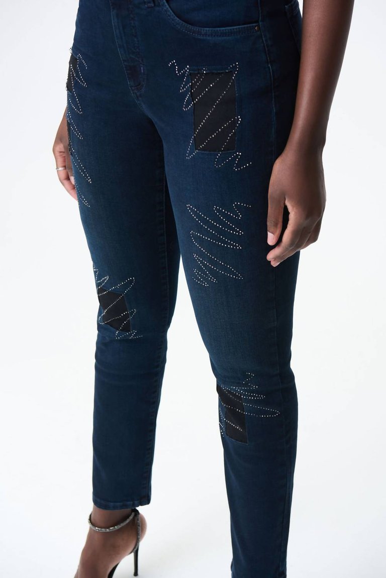 Denim Jean With Sequin Detail