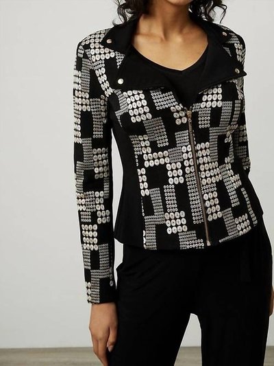 Joseph Ribkoff Printed Jacquard Jacket product