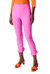 Ruffle Trim Capris Pant In Ultra Pink