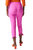 Ruffle Trim Capris Pant In Ultra Pink