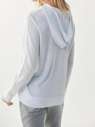 Scattered Rhinestone Lurex Hoodie