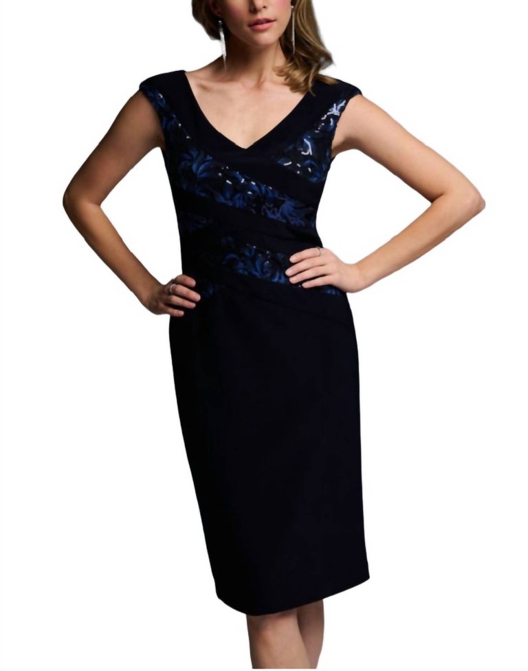 Sequin Dress - Midnight Blue