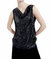 Sleeveless Sequin Top - Black