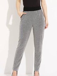 Straight Leg Stretchy Pants In Grey - Grey
