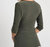 Tie Front Tunic In Olive