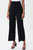 Twill Wide Leg Pants In Black - Black