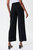 Twill Wide Leg Pants In Black