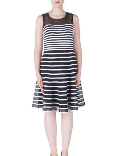 Joseph Ribkoff White Striped Midi Dress product