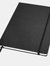 JournalBooks Classic Executive Notebook (Solid Black) (11.7 x 8.3 x 0.6 inches) - Solid Black