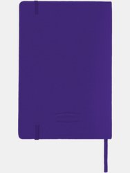 JournalBooks Classic Office Notebook (Pack of 2) (Purple) (8.4 x 5.7 x 0.6 inches)