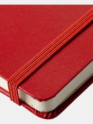 JournalBooks Classic Office Notebook (Pack of 2) (Red) (8.4 x 5.7 x 0.6 inches)