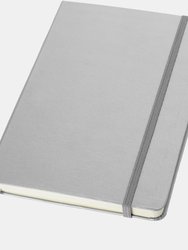 JournalBooks Classic Office Notebook (Pack of 2) (Silver) (8.4 x 5.7 x 0.6 inches) - Silver