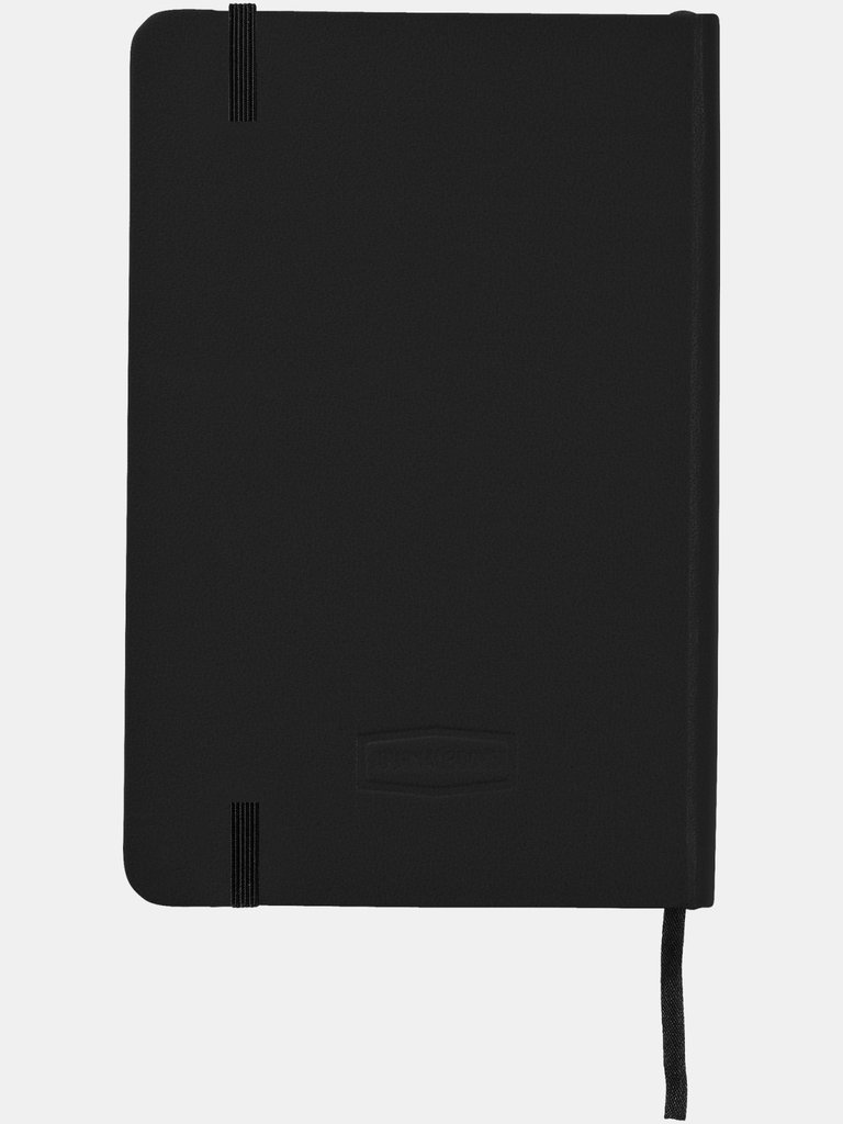JournalBooks Classic Office Notebook (Pack of 2) (Solid Black) (8.4 x 5.7 x 0.6 inches)
