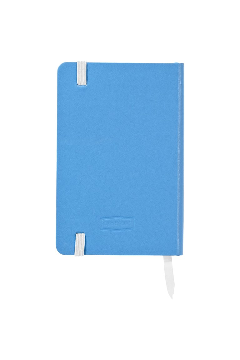 JournalBooks Classic Pocket A6 Notebook (Pack of 2) (Light Blue) (5.5 x 3.7 x 0.6 inches)