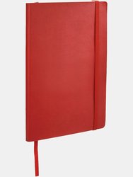 JournalBooks Classic Soft Cover Notebook (Red) (8.5 x 5.5 x 0.6 inches) - Red