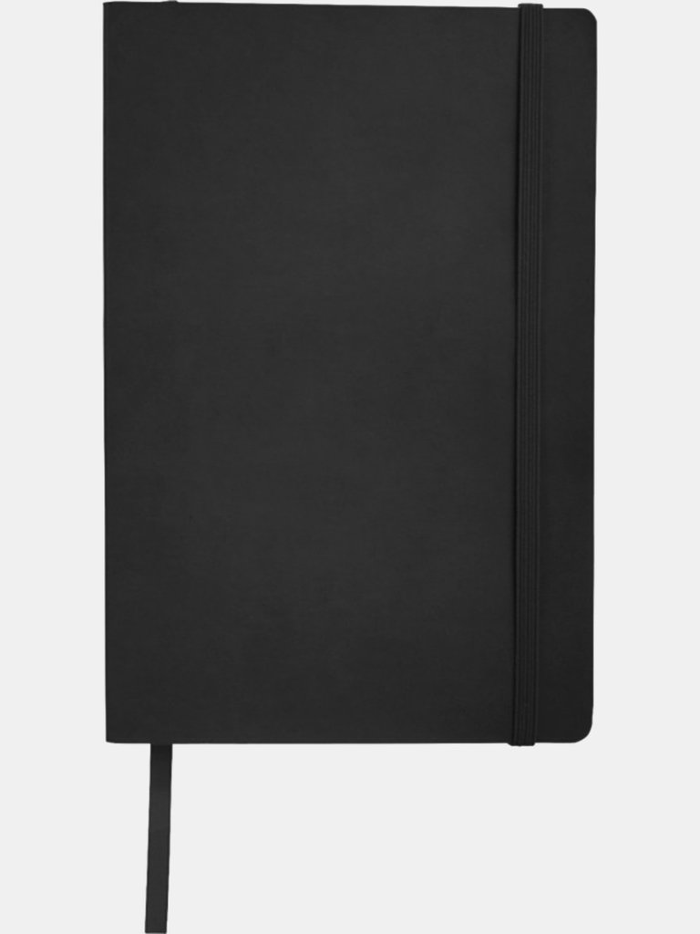 JournalBooks Classic Soft Cover Notebook (Solid Black) (8.3 x 5.5 x 0.5 inches)
