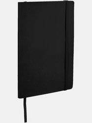 JournalBooks Classic Soft Cover Notebook (Solid Black) (8.3 x 5.5 x 0.5 inches) - Solid Black