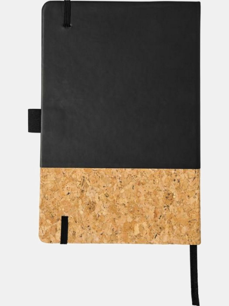 JournalBooks Evora A5 Cork Thermo PU Notebook (Solid Black) (A5)