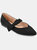 Journee Collection Women's Aizlynn Flat - Black