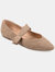 Journee Collection Women's Aizlynn Flat - Taupe