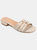 Journee Collection Women's Avrry Sandal - Bone