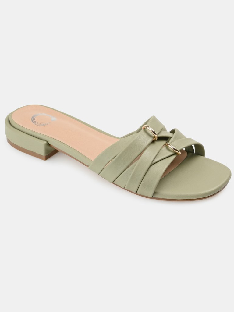 Journee Collection Women's Avrry Sandal - Green