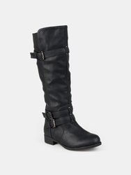 Journee Collection Women's Bite Boot - Black