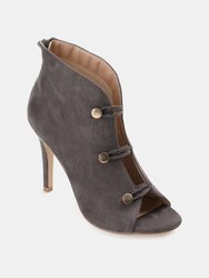 Journee Collection Women's Brecklin Bootie - Grey