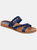 Journee Collection Women's Colette Sandal  - Blue