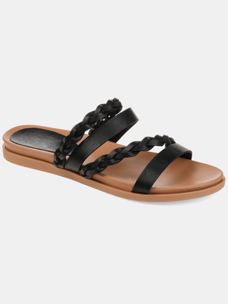 Journee Collection Women's Colette Sandal  - Black