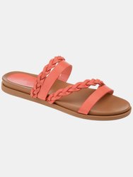 Journee Collection Women's Colette Sandal  - Coral