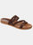 Journee Collection Women's Colette Sandal  - Brown