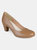 Journee Collection Women's Comfort Luu-M Pump - Chestnut