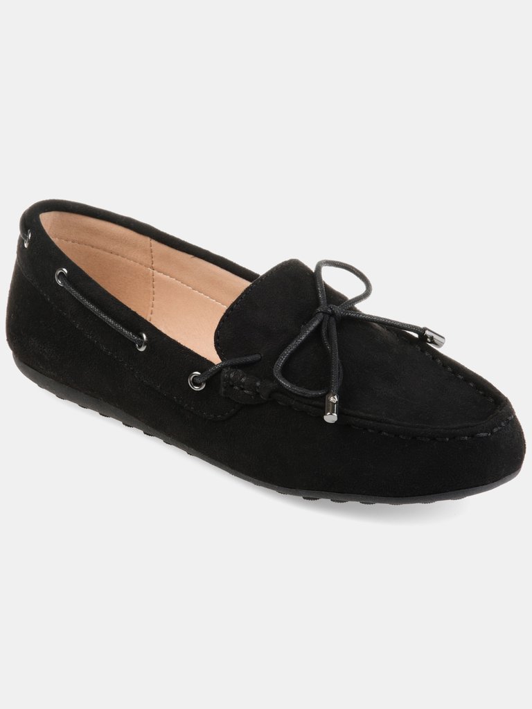 Journee Collection Women's Comfort Thatch Loafer - Black
