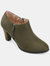 Journee Collection Women's Comfort Wide Width Sanzi Bootie - Olive