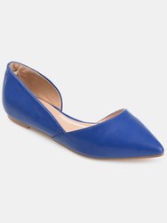 Journee Collection Women's Cortni Flat - Blue