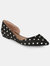 Journee Collection Women's Cortni Flat - Black Dot