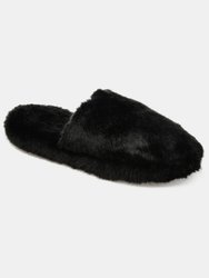 Journee Collection Women's Cozey Slipper - Black