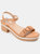 Journee Collection Women's Dexxla Pump - Tan