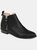 Journee Collection Women's Ellis Bootie - Black