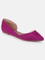 Journee Collection Women's Ester Flat - Plum