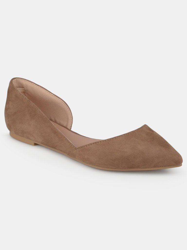 Journee Collection Women's Ester Flat - Taupe