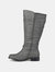 Journee Collection Women's Extra Wide Calf Harley Boot